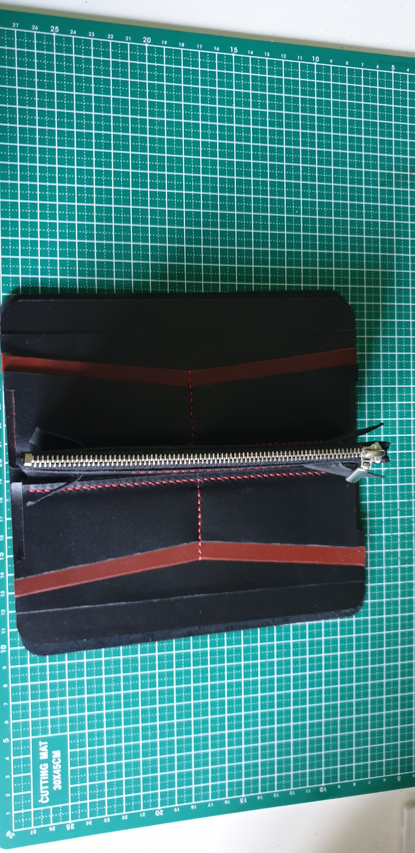 Made a new wallet. - My, Natural leather, Wallet, With your own hands, Longpost