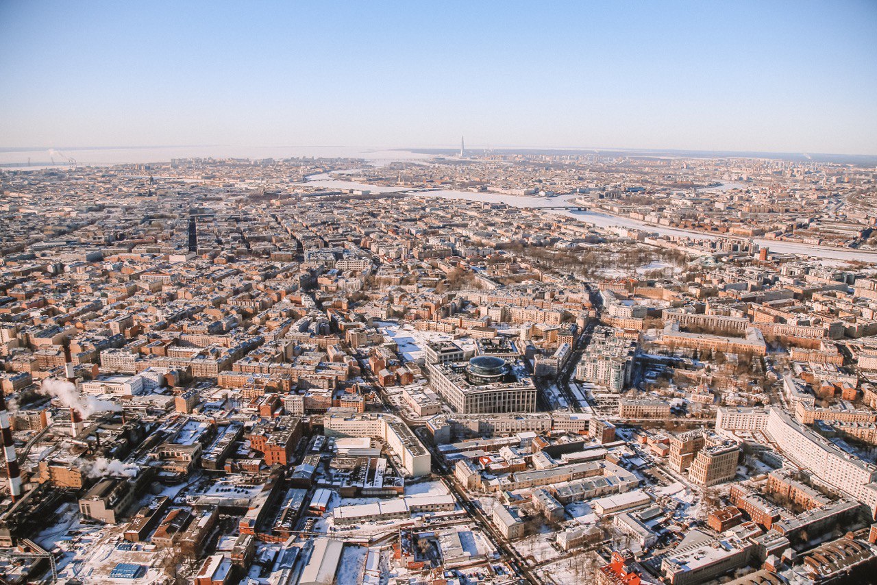 St. Petersburg from a helicopter - My, Saint Petersburg, Helicopter, From high, Longpost