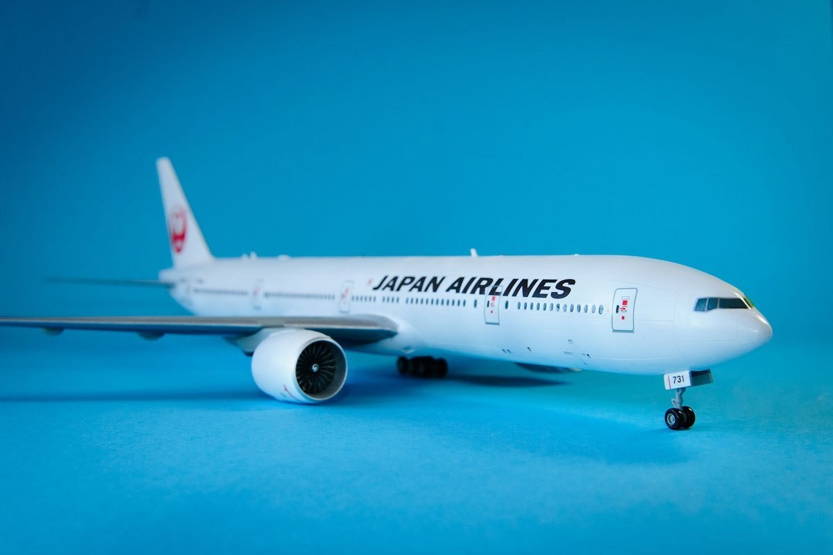 Boeing 777-300ER, HASEGAWA, 1:200 - My, Stand modeling, Airplane, Hobby, Longpost