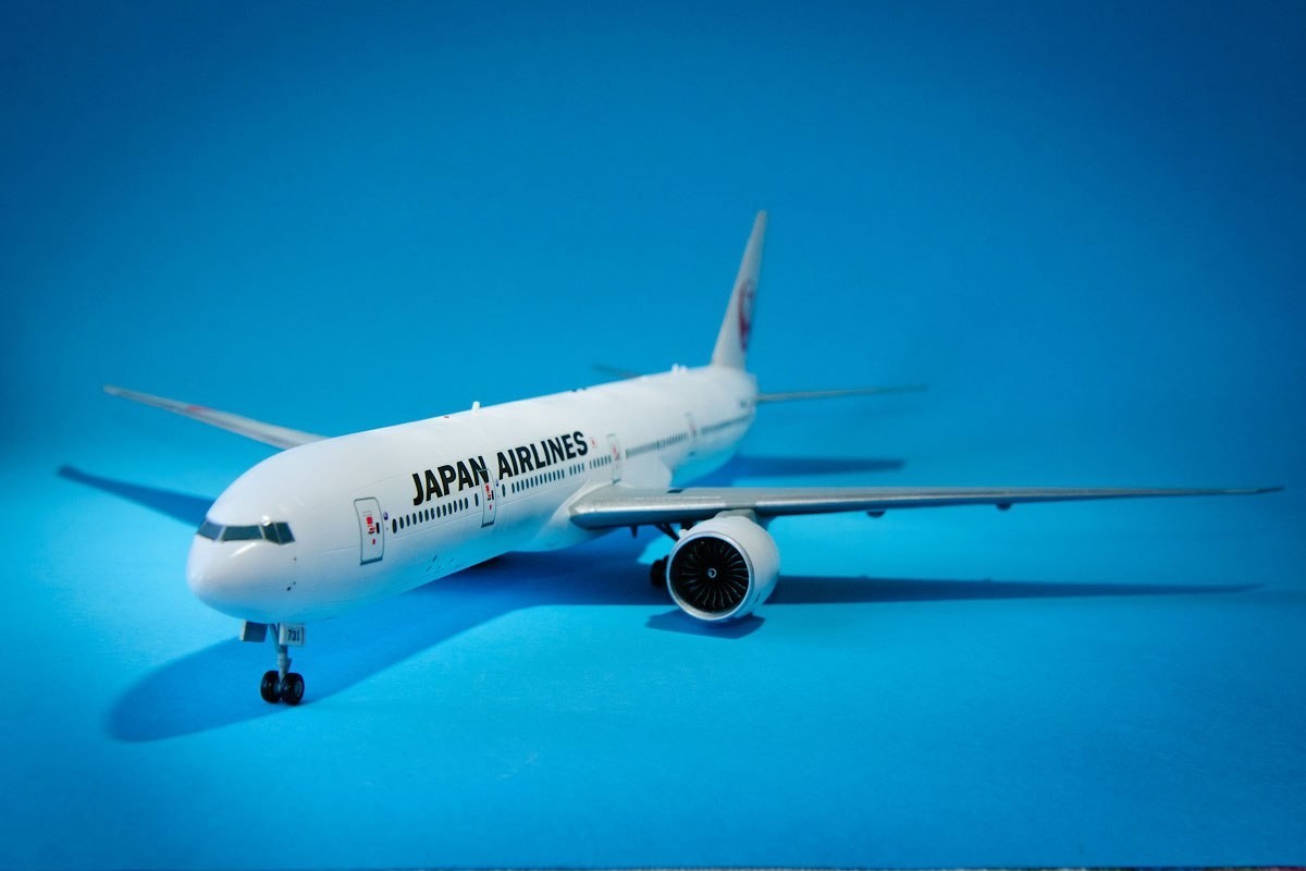 Boeing 777-300ER, HASEGAWA, 1:200 - My, Stand modeling, Airplane, Hobby, Longpost