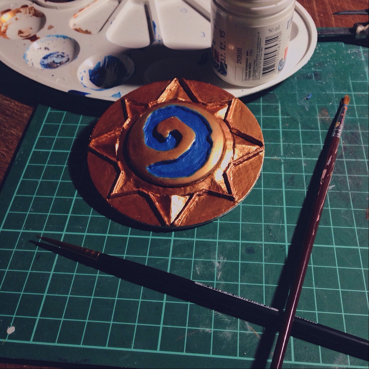 Hearthstone sign for the box. - My, Hearthstone, Blizzard, Craft