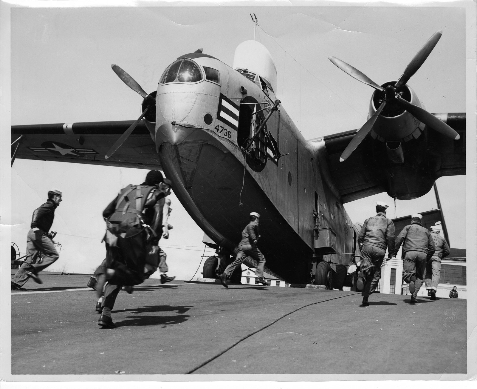 Martin PBM-5A Mariner. Catalina competitor. - American aircraft, Flying boat, , Longpost, Airplane, The Second World War