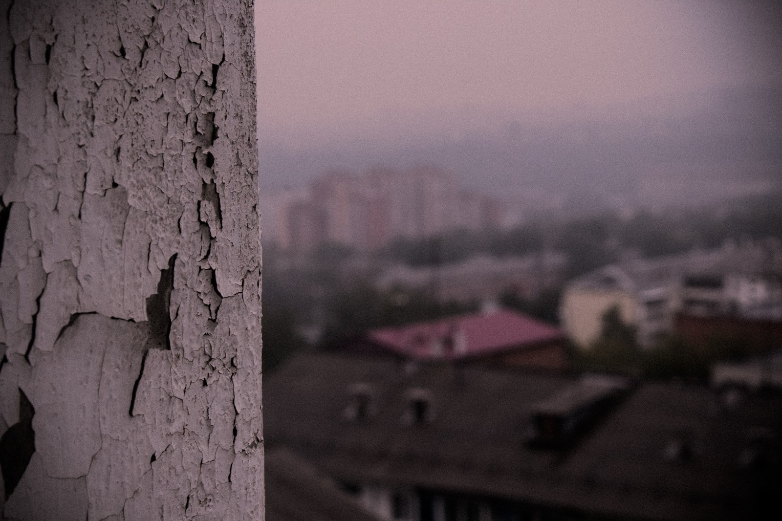 A little gray - My, Irkutsk, Town, Grayness, Fog, Canon 1300d