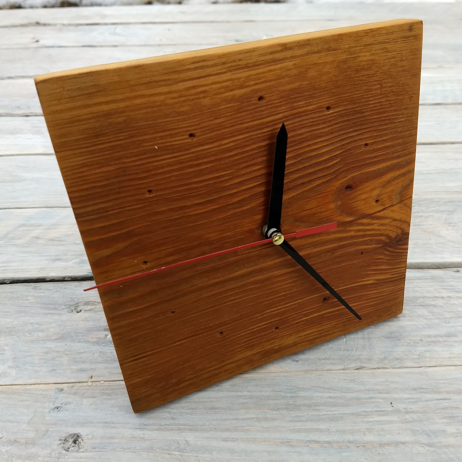 The clock that's on the table - My, Woodworking, Longpost, Handmade, Decor, , Clock, Needlework without process, Mechanical watches