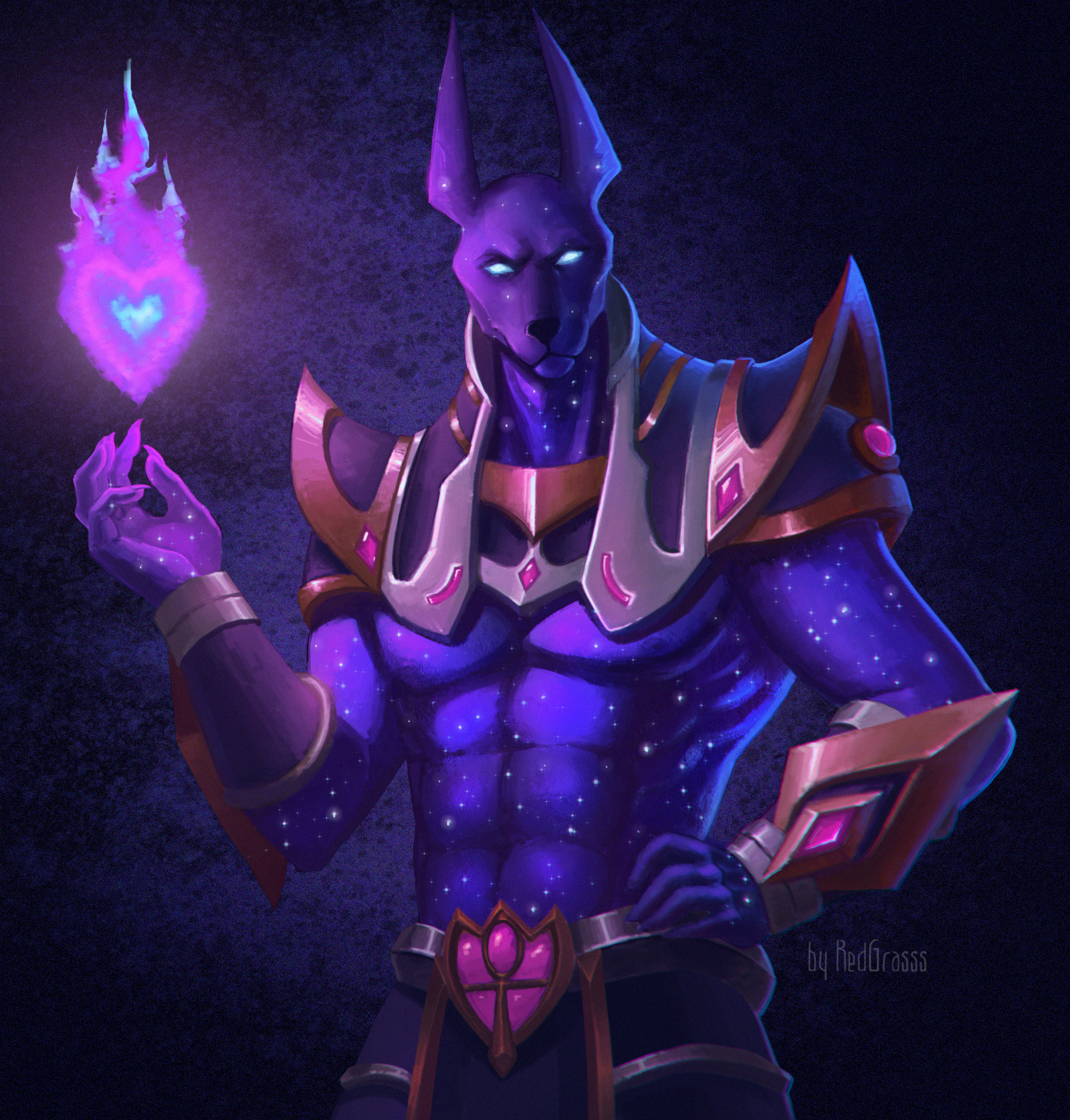 Lubovny Anubis from smythe - My, Anubis, Smite