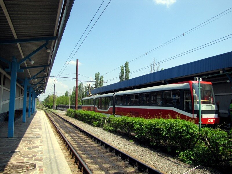 Metrotram of Krivoy Rog. - Krivoy Rog, Metrotram, Tram, Transport, Longpost