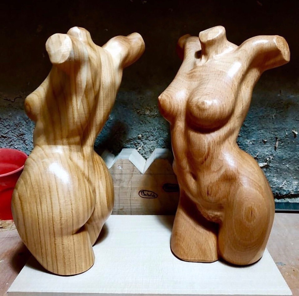 Wood carving - NSFW, Wood carving, Sculpture