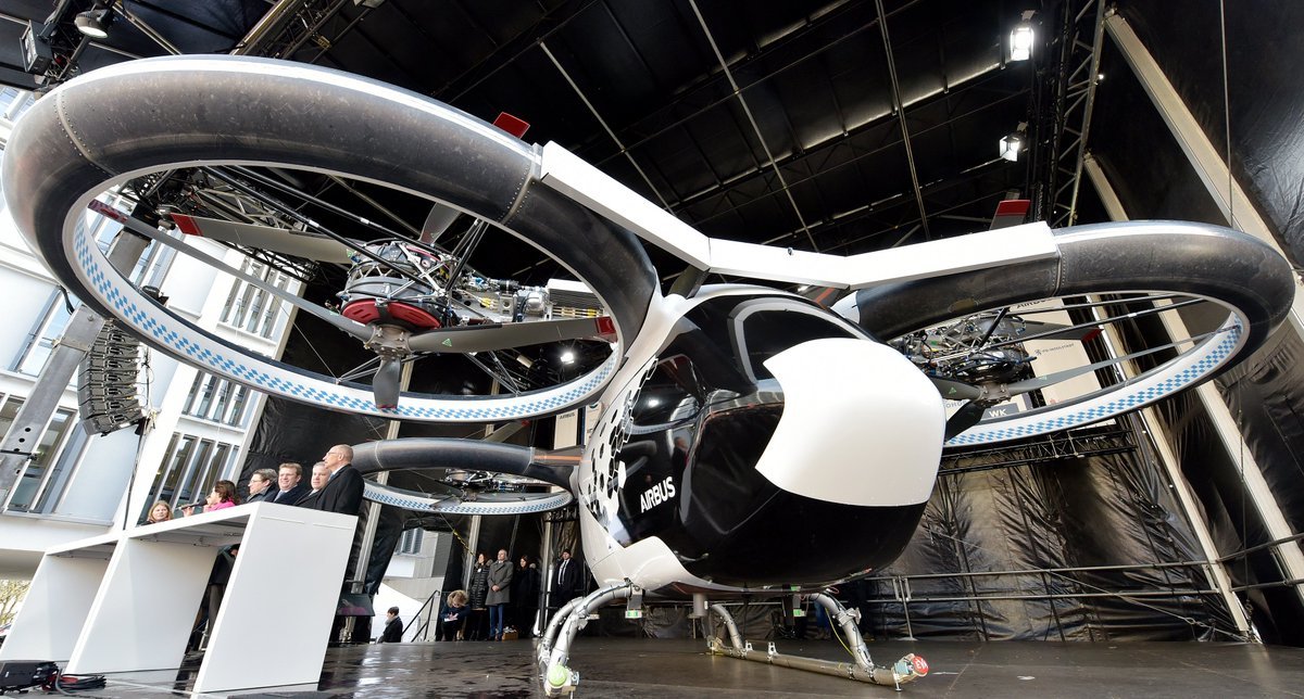 Airbus introduced the city air taxi CityAirbus - Aviation, Germany, Video, Longpost, Air taxi