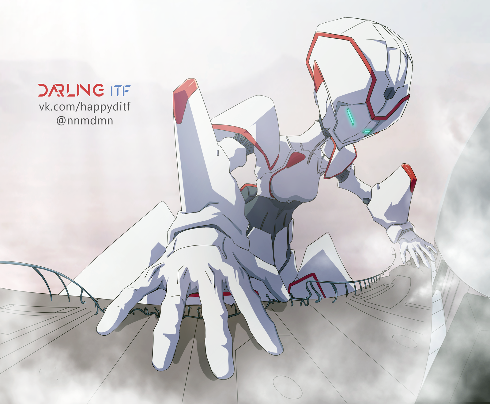 FranXX. 9th Model (Doodle) - My, Anime art, Anime, Darling in the Franxx, 