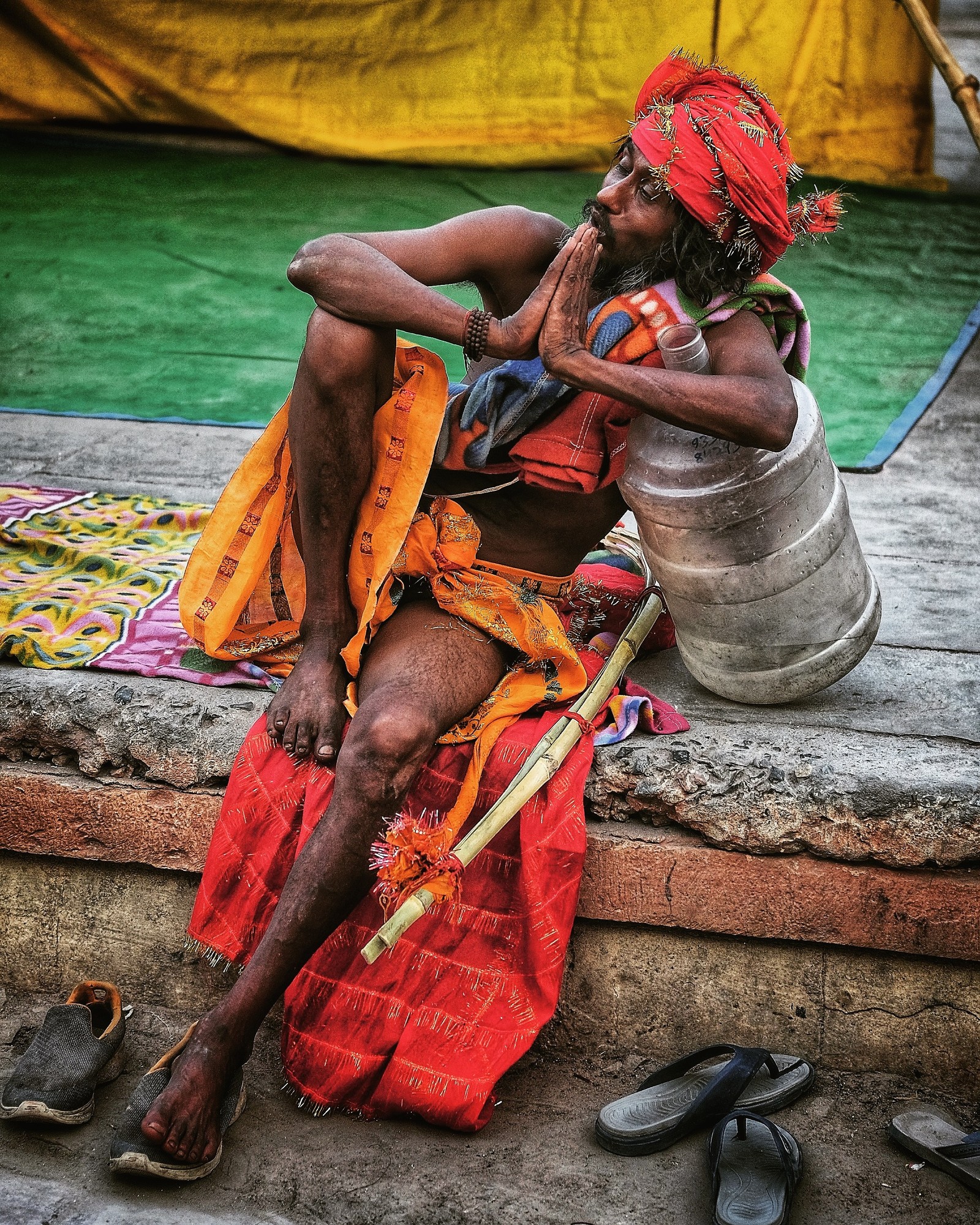 Portraits of Varanasi - My, India, Sadhu, Varanasi, Fujifilm, Portrait, Longpost