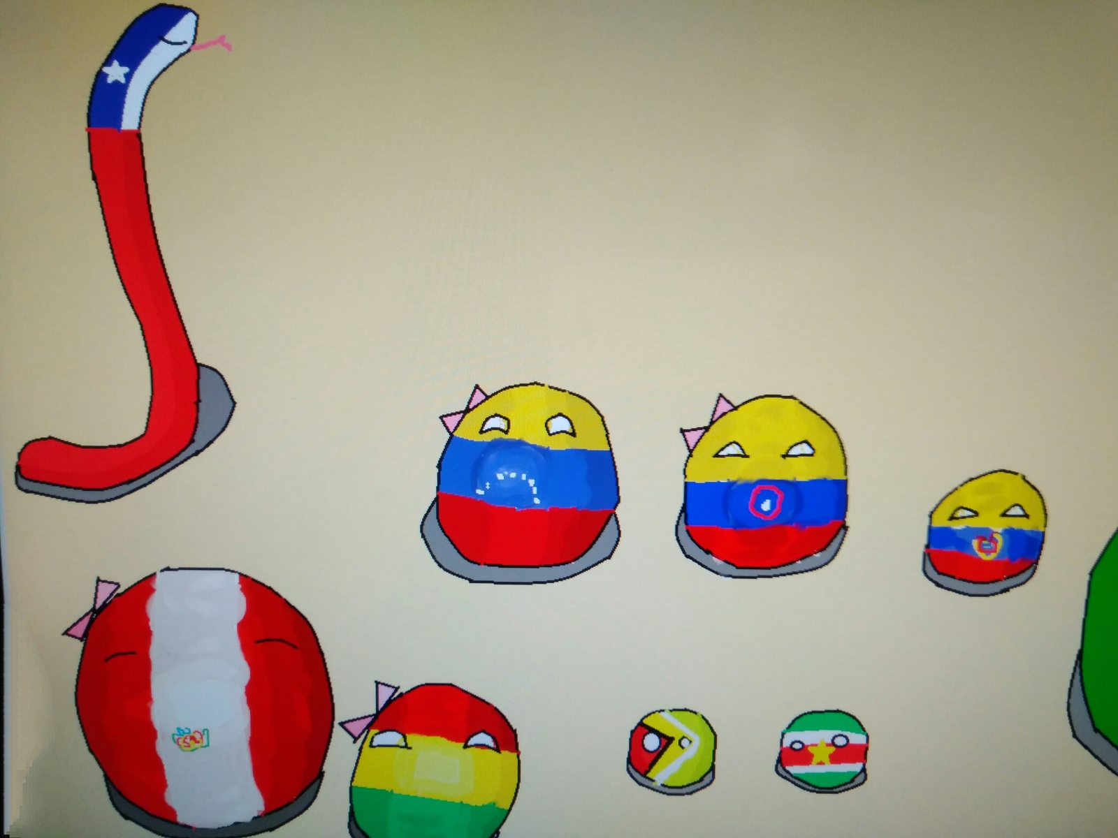 South America - My, Countryballs, South America