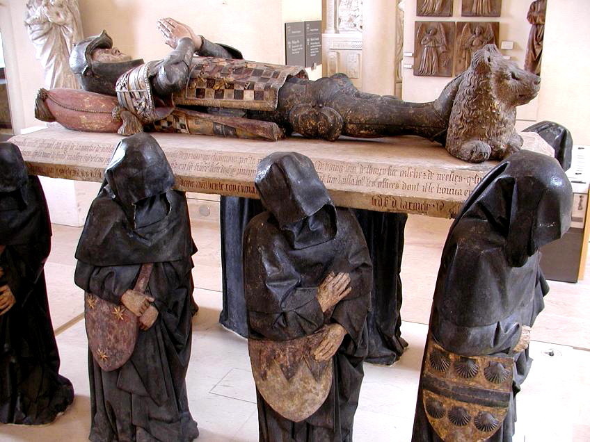 Tombstone of Philippe de Poe - League of Historians, Headstone, , Louvre, 15th century, Longpost