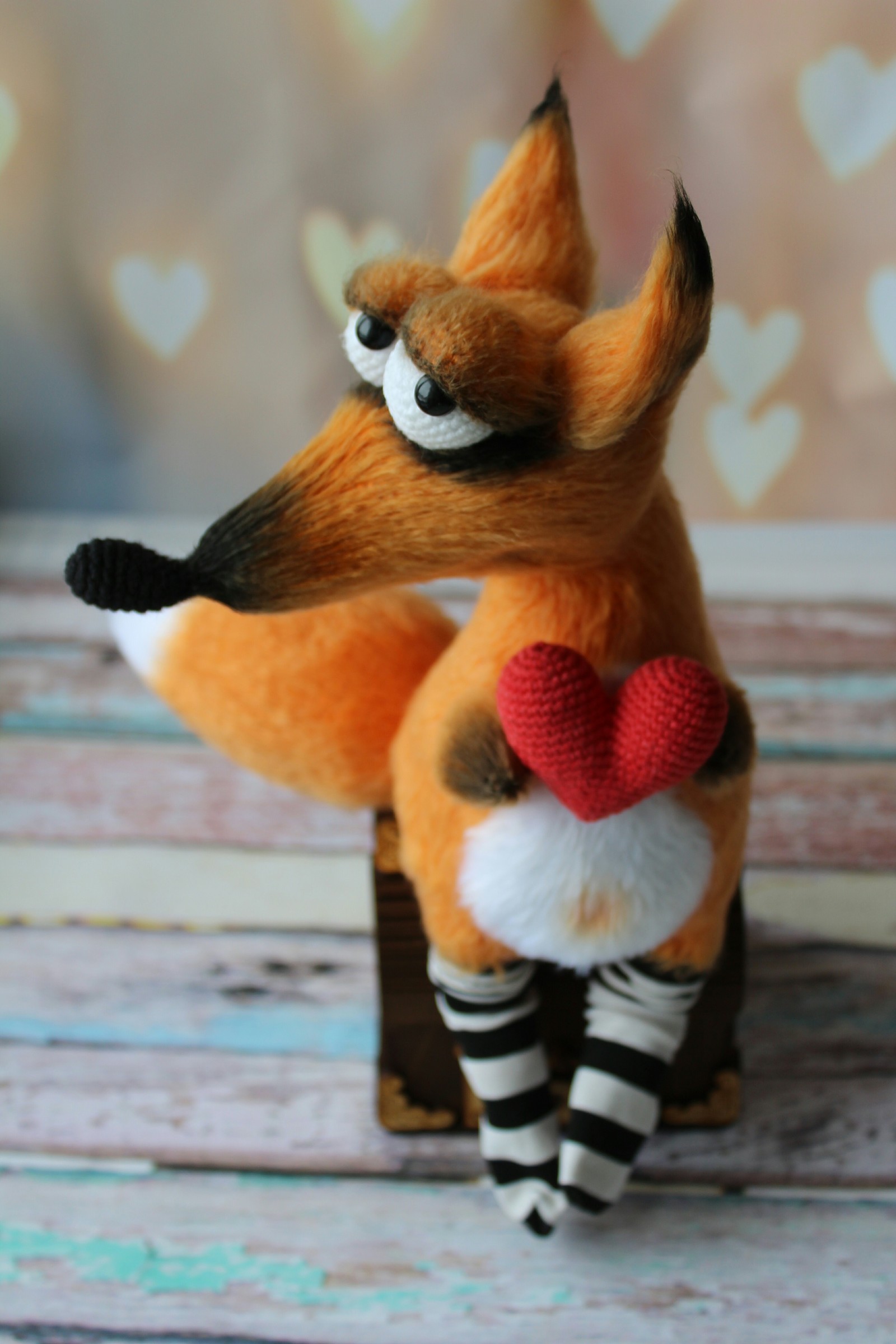 Fox Alice - My, Knitting, Amigurumi, Needlework without process, Knitted toys, Longpost, Fox