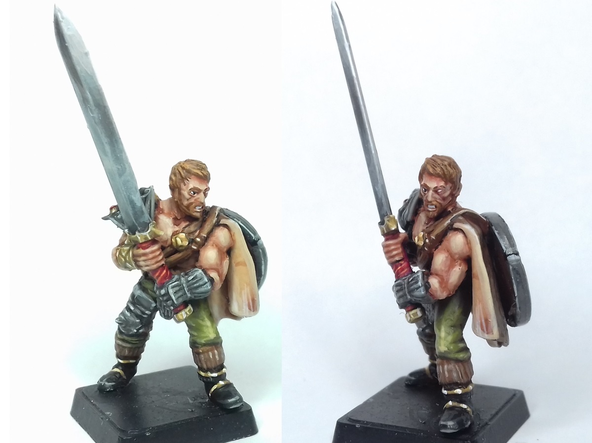 Berserker Eraton - My, Miniature, Fantasy, Characters (edit), Berserk, Ring of omnipotence, Modeling, Figurine, Longpost, Figurines