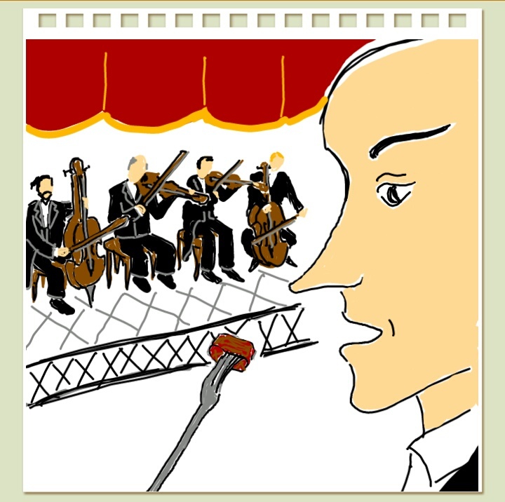 A restaurant - My, Comics, A restaurant, Joseph Haydn, Longpost