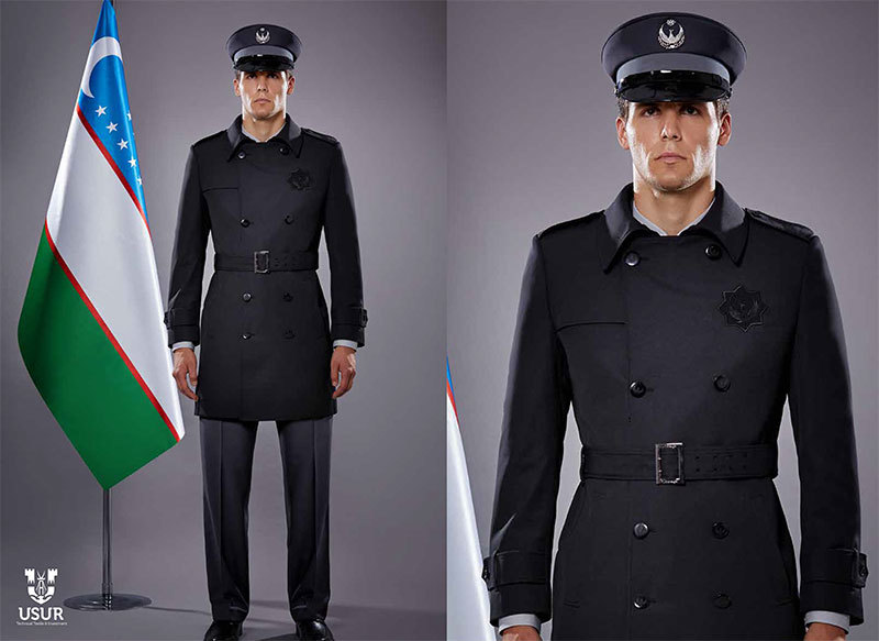 Хорошую форму также. Форма полиции Узбекистана. Миллий гвардия форма. Бушлат полицейский. Новая форма милиции Узбекистана.