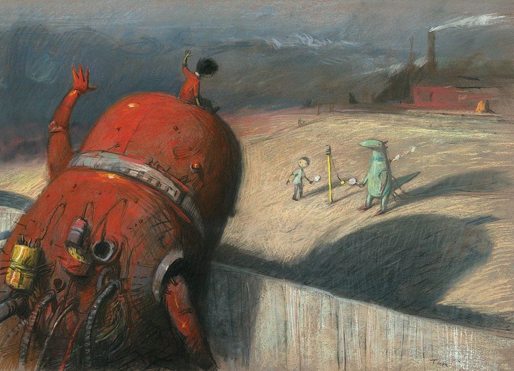 Художник Shaun Tan - Арт, Рисунок, Иллюстратор, Шон Тан, Длиннопост