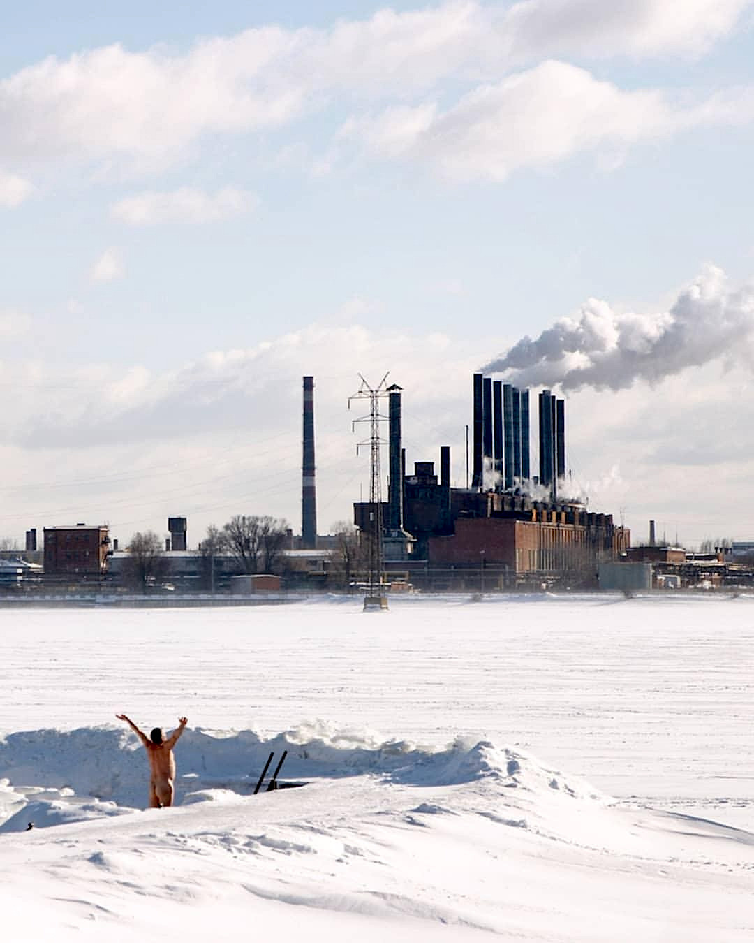 Okay how... - Winter, Factory, beauty, The photo