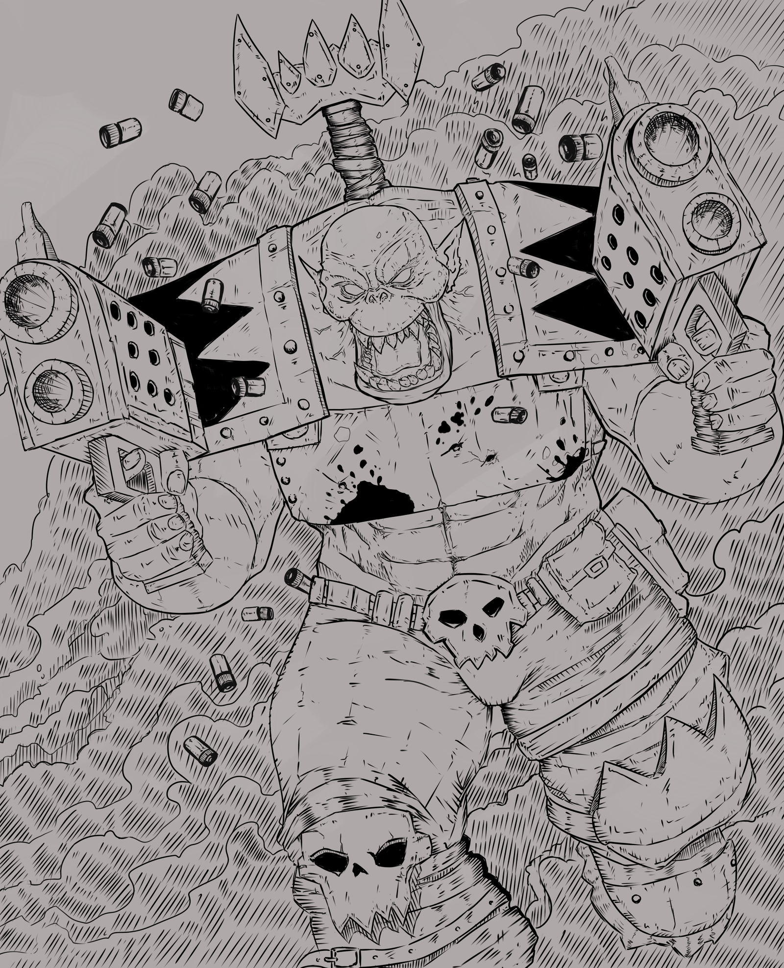 A bit of Dhaka - My, Wh Art, Warhammer 40k, Orcs