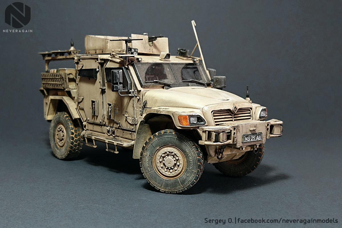 Husky British, armored, four-wheeled - My, Stand modeling, Scale model, 1:35, Armored car, Longpost