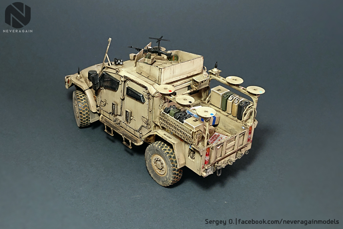 Husky British, armored, four-wheeled - My, Stand modeling, Scale model, 1:35, Armored car, Longpost