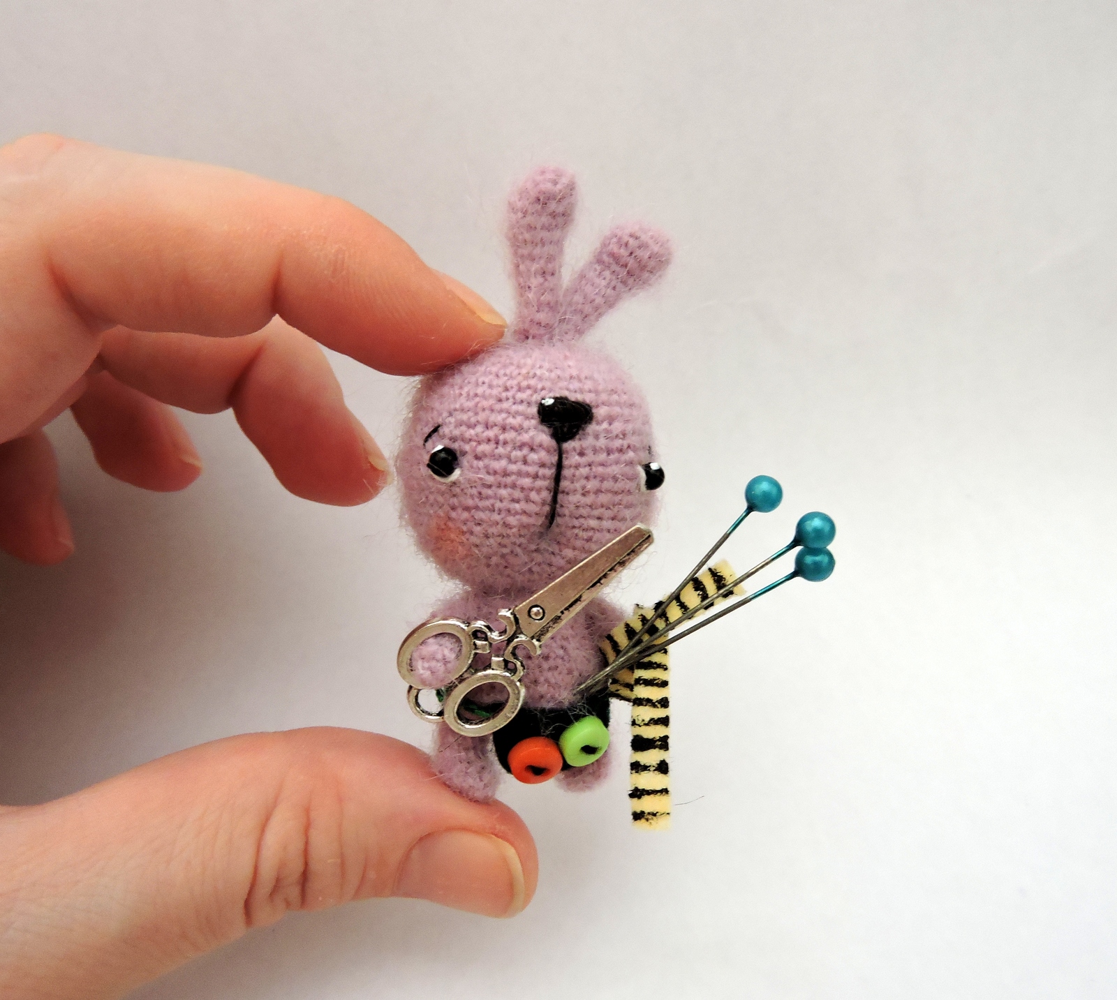 world of toys - My, Amigurumi, Dog, Hare, , Buttons, Dachshund, Crochet, Needlework without process, Longpost