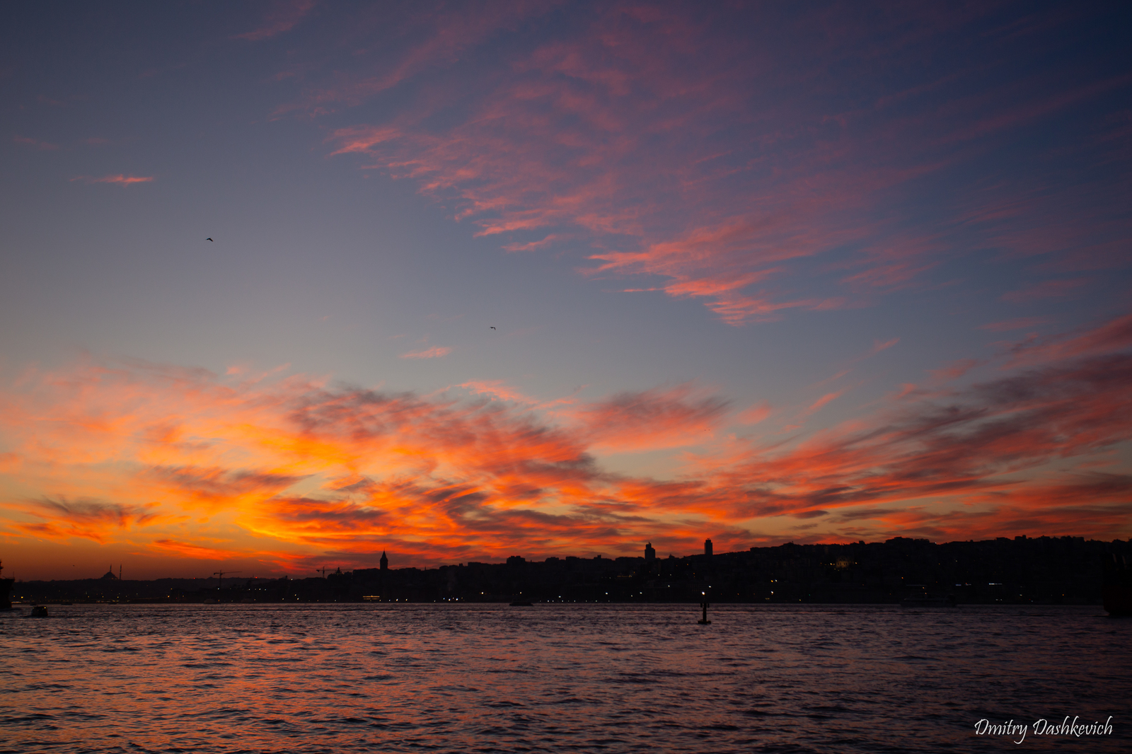 Sunset in Istanbul - My, Sunset, Istanbul, , Longpost