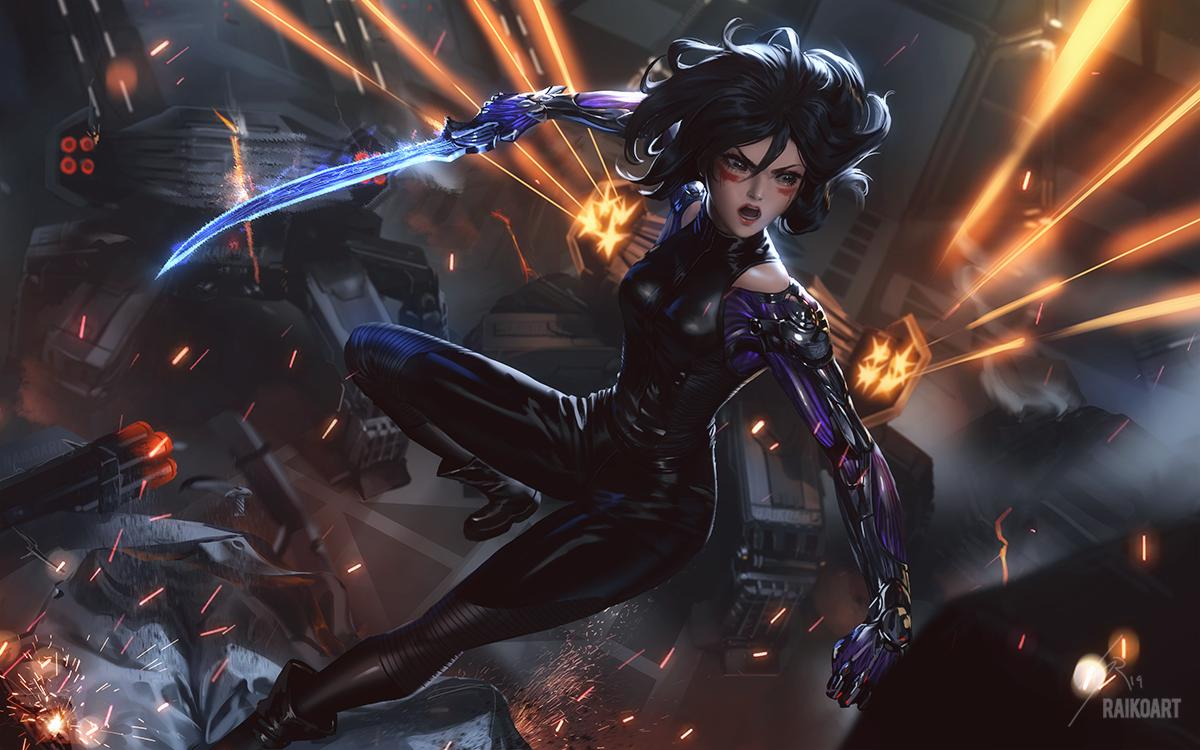 Alita - , Art, Girls, Alita, Alita: Battle Angel, Raikoart, 