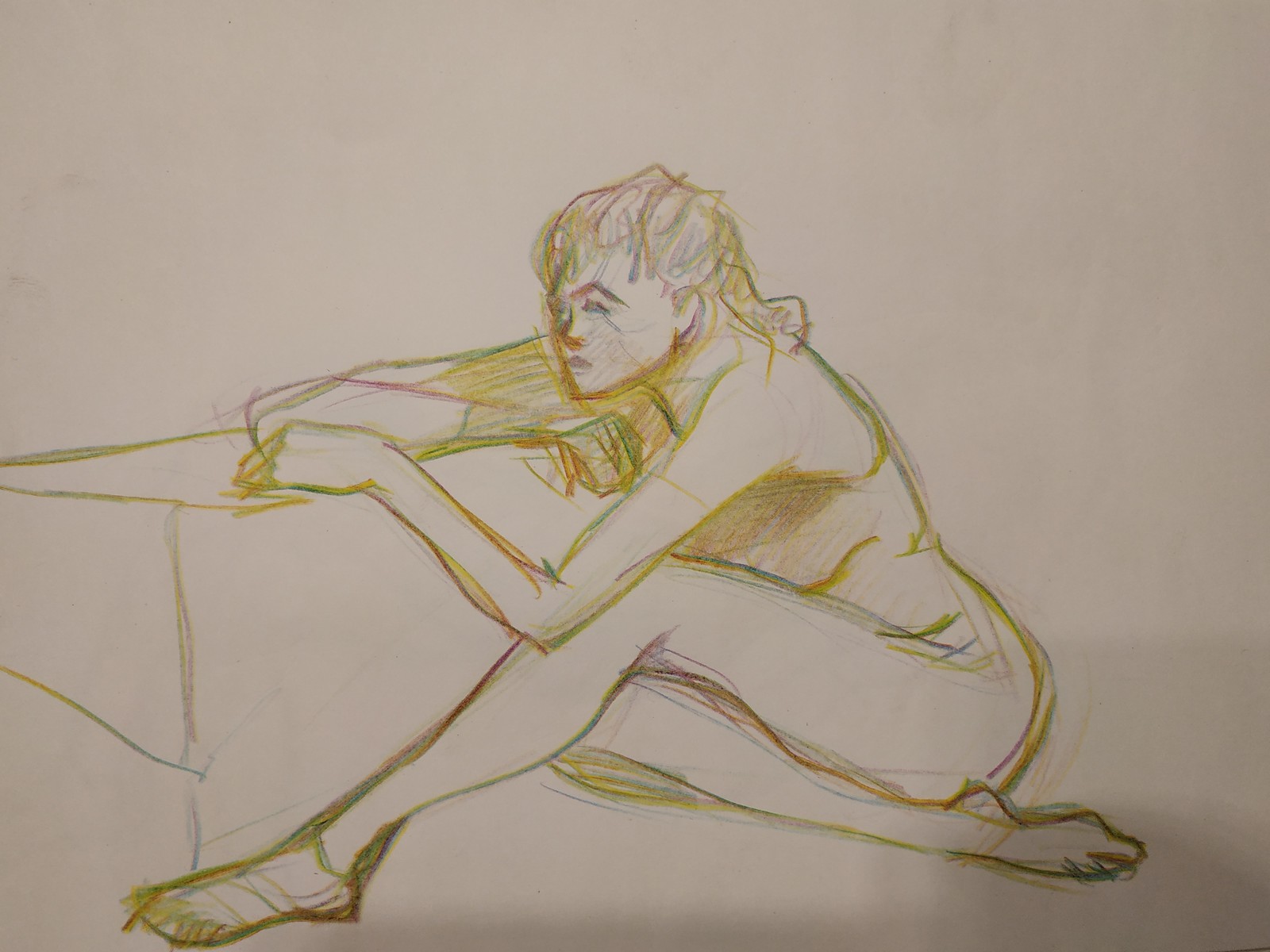 Saturday Quick Sketches - NSFW, My, Drawing, Sketch, Sketch, Body, Nudity, Longpost