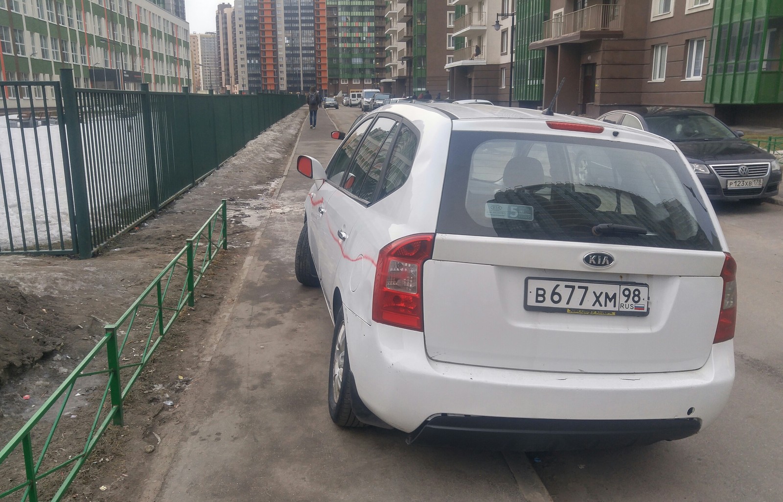 Crime and punishment (parking in St. Petersburg) - My, Parking, Moral, Auto, Неправильная парковка, Saint Petersburg, Longpost, Punishment