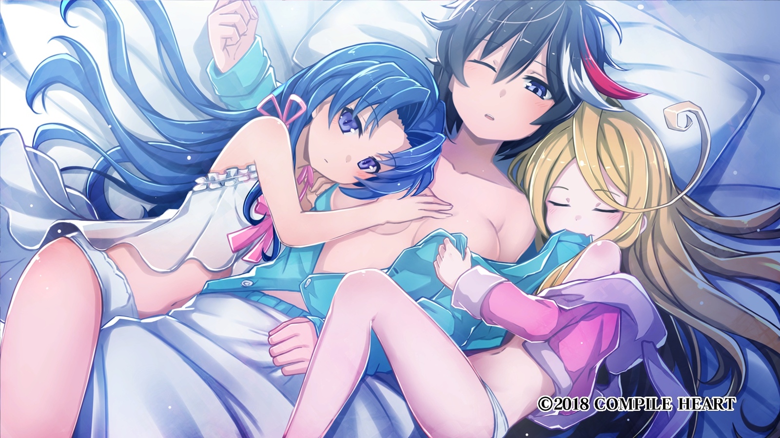 Good night - Anime art, Anime, , Yuri