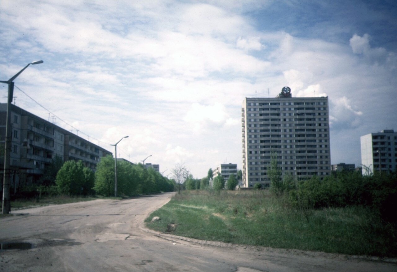 Pripyat in May 1994 (archive) - Chernobyl, Pripyat, , archive, Rare photos, The photo, Longpost, 90th