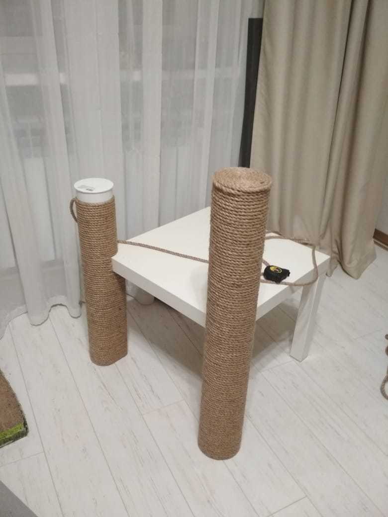 Scratching post: made with love - My, Longpost, cat, Scratching post, With your own hands, cat house, Pet, , Pets, Pet house