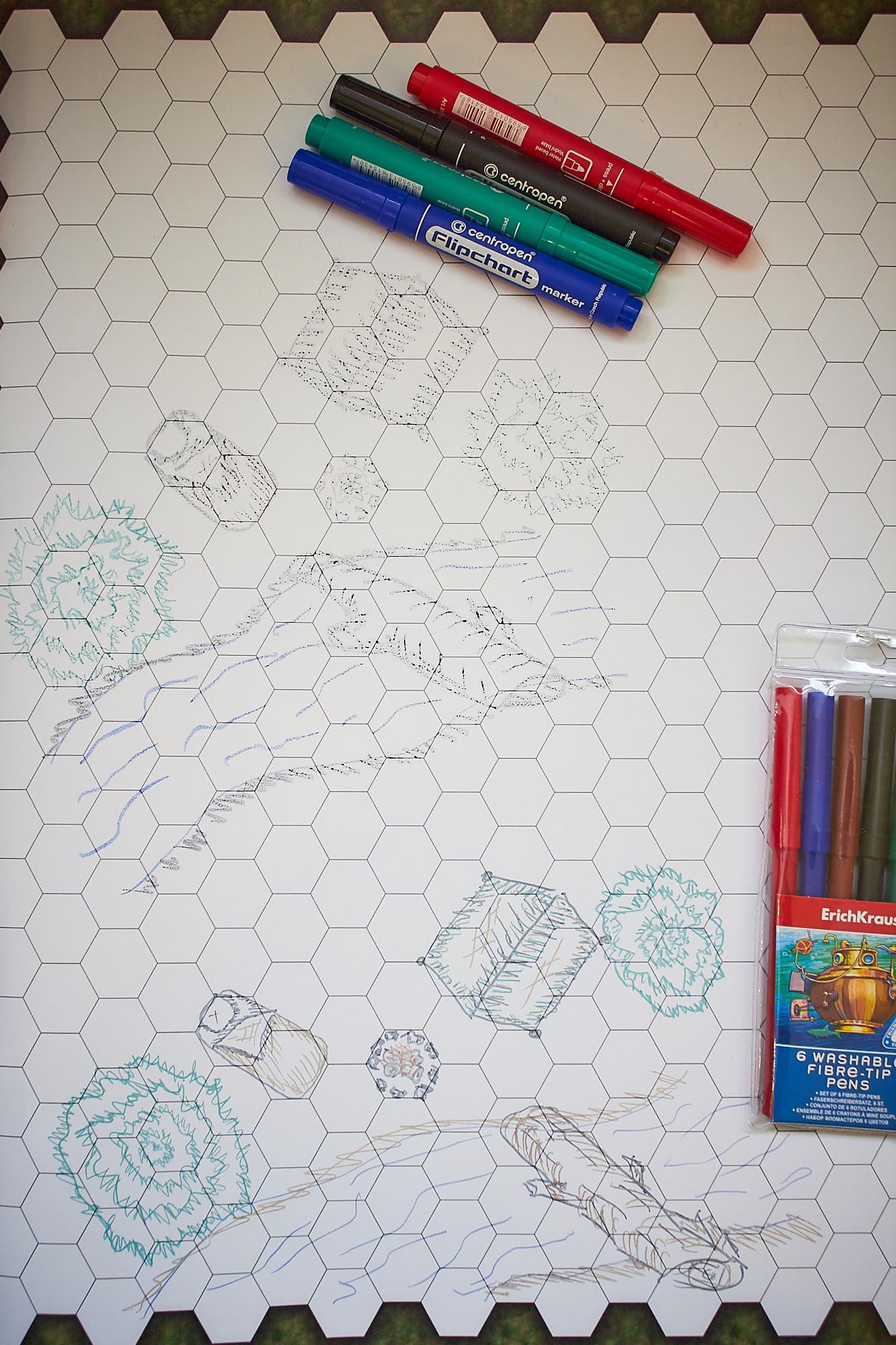 About the choice of markers for drawing on the playing mat - My, , Testing, , RPG, Tabletop role-playing games, Desktop wargame, Playing field, Longpost