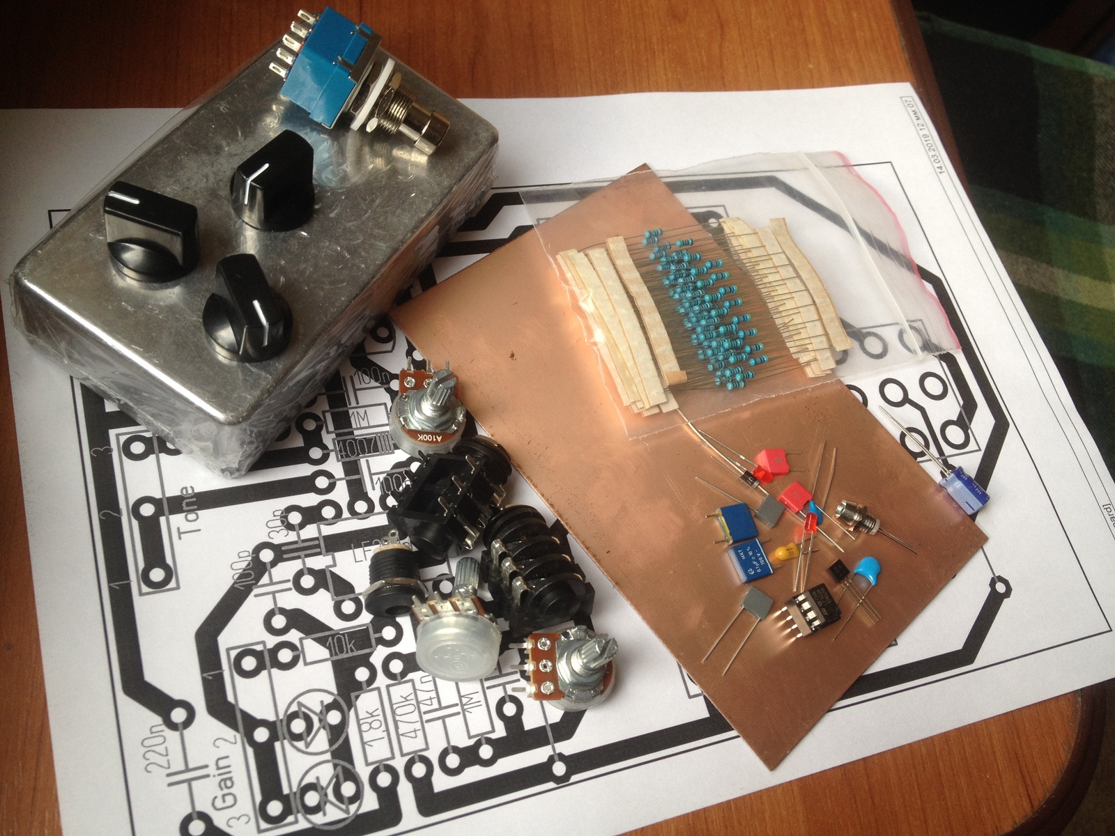 And another DIY pedal - Stellar Drive be DMB - My, With your own hands, Overdrive Pedal, Stellar Drive, Video, Longpost