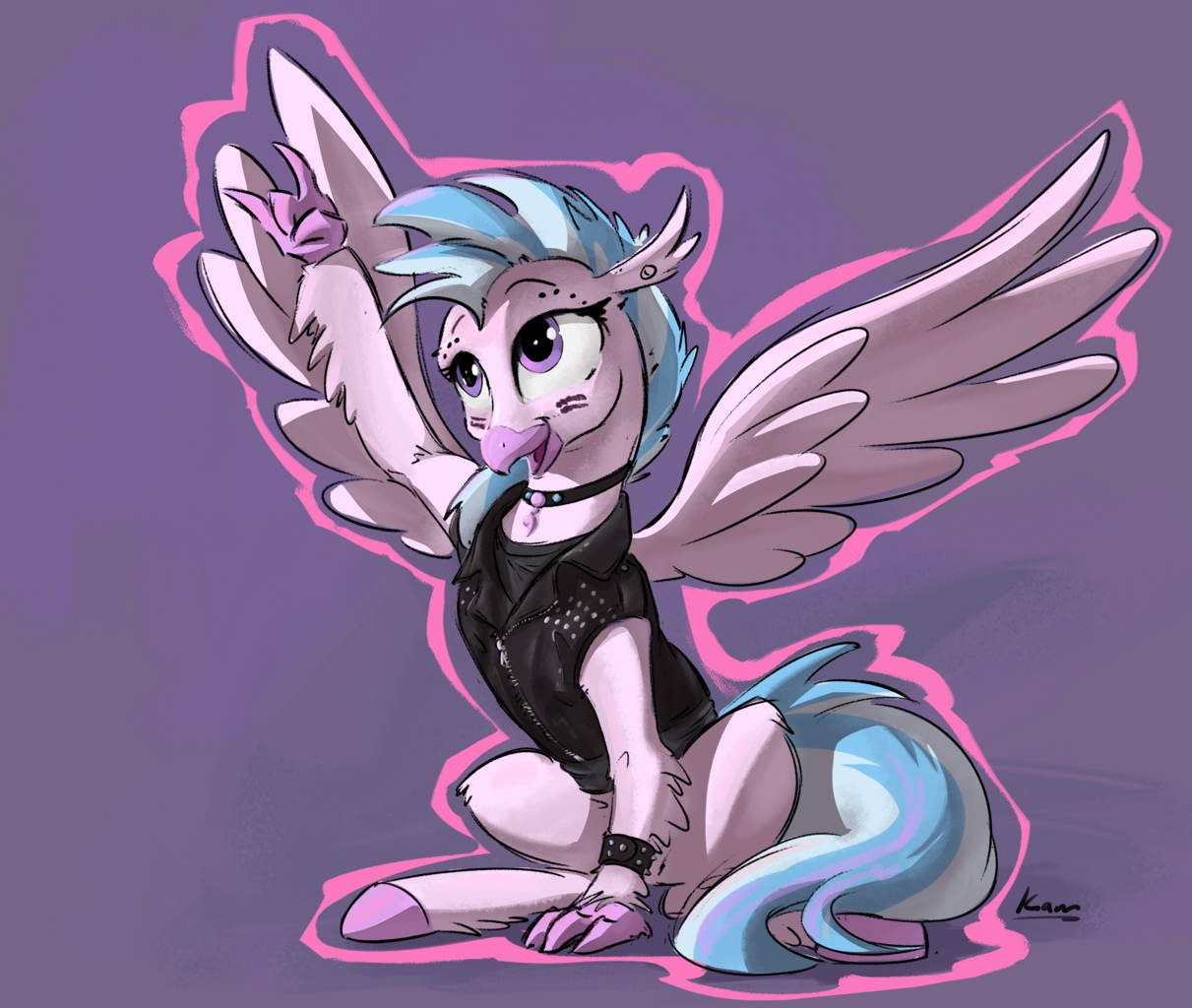 Eeeee rokkkkkkkk - My little pony, Silverstream, Kamdrawings