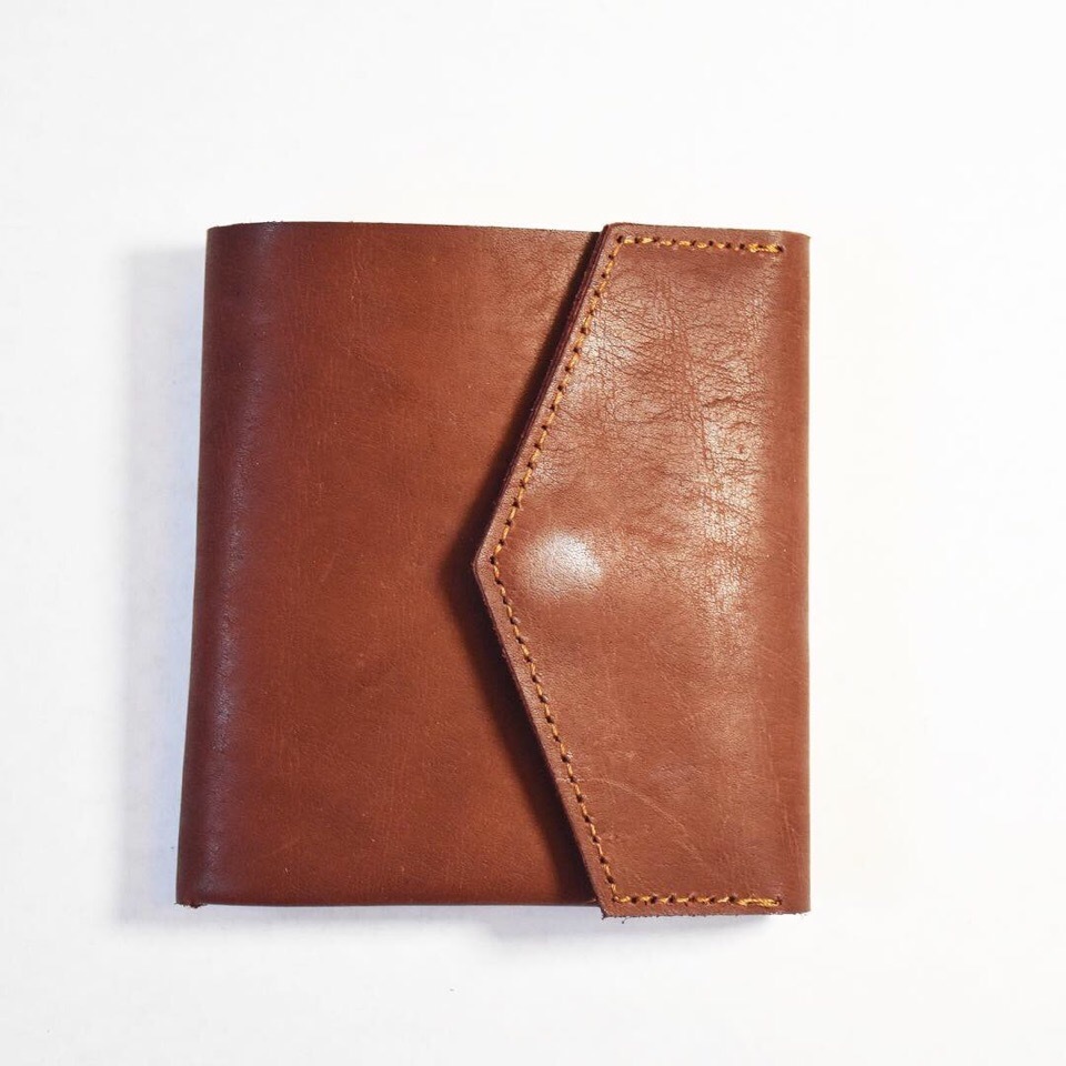 Simple leather wallet - My, Leather wallet, Wallet, Leather products, Wallet, Natural leather, Longpost