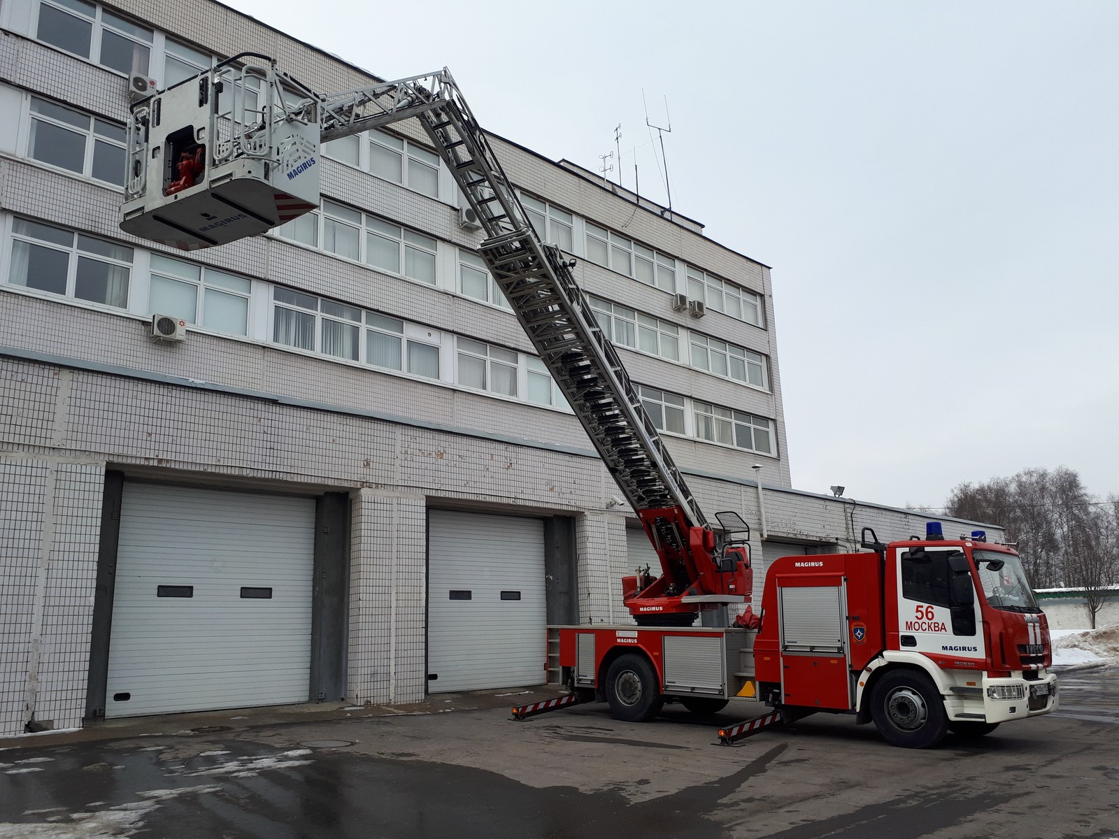 Пожарная автолестница Magirus 30м. ч.5 | Пикабу