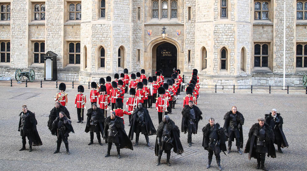 Watchmen on guard of the Tower. - Game of Thrones, British, The night Watch, Last season, Video, Longpost, Tower