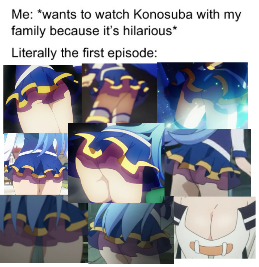 As the saying goes: We look for the sake of the plot - NSFW, Anime, Konosuba, Plot, Anime memes, Reddit