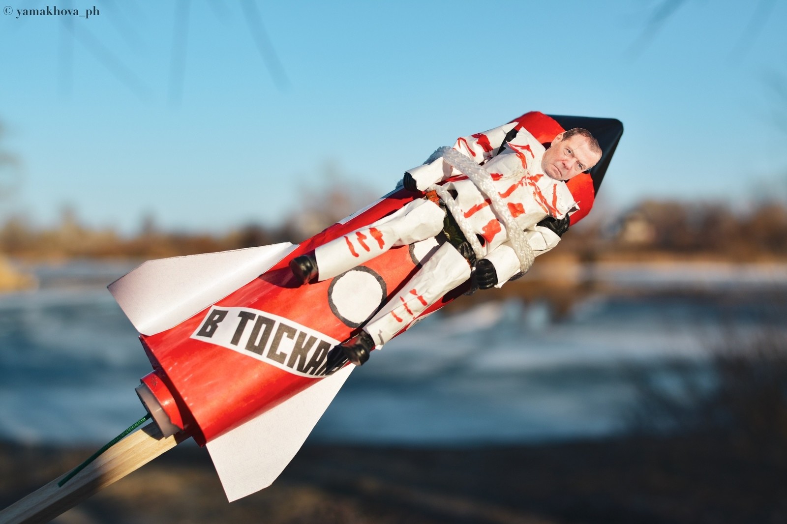 Putin, Medvedev and Rogozin launched on a rocket into the sky. - Mound, Cosmonautics Day, Video, Longpost