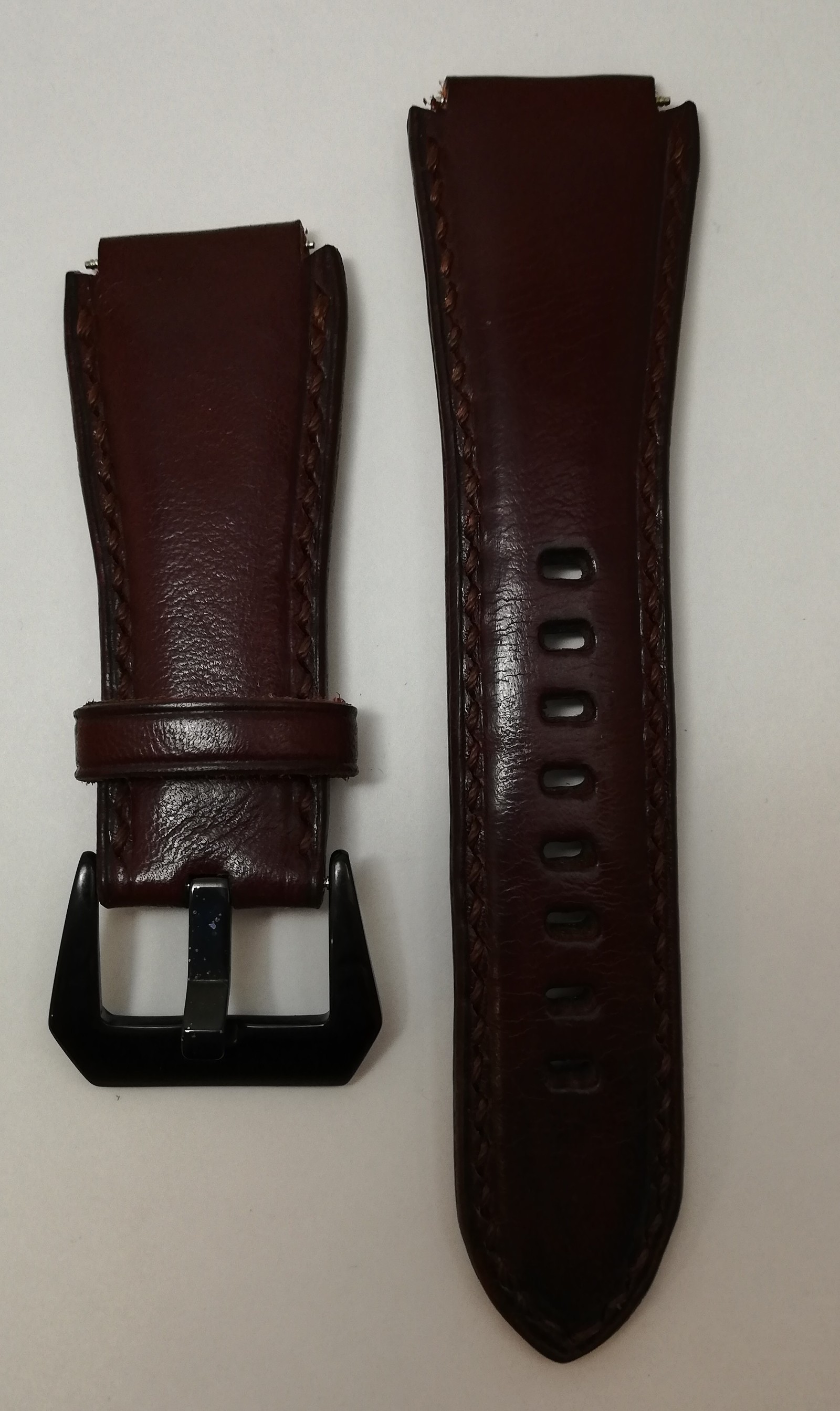 Handmade straps for Samsung gear s3 - My, Leather, With your own hands, Handmade, Strap, Longpost