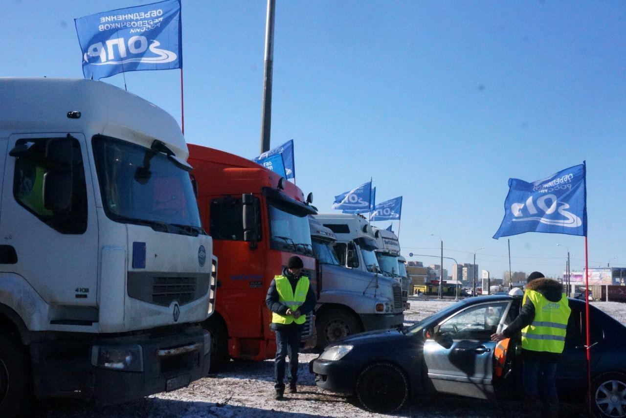 Truckers are protesting. - Truckers, Protest, Strike, Indefinite, Yellow vests, Politics, Longpost