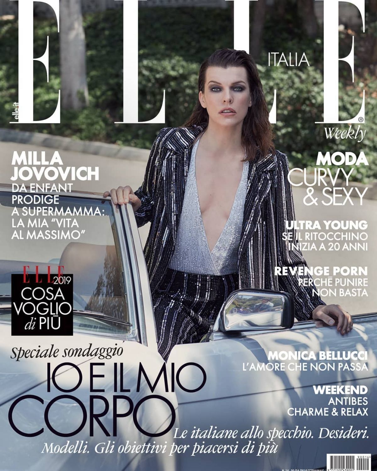 Milla Jovovich - Elle Magazine Italy, April 2019 | Пикабу