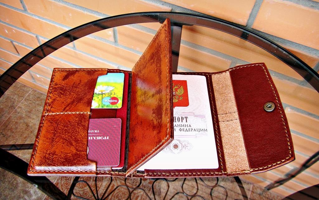 Set - relevance today!? - My, Handmade, Leather, Сумка, Wallet, Craft, Longpost