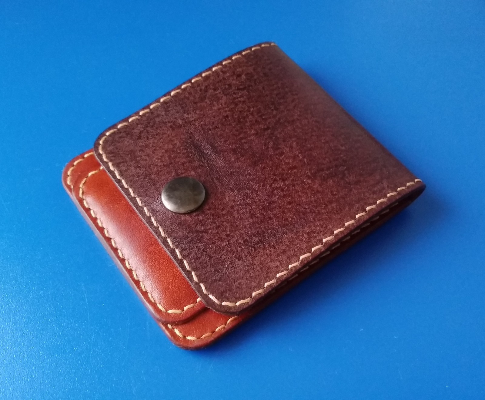 small forms - My, Leather craft, Leather products, Wallet, Longpost