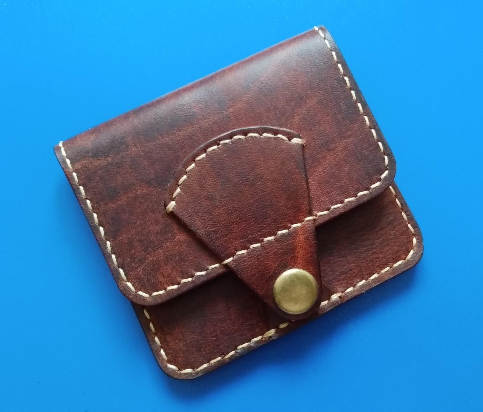 small forms - My, Leather craft, Leather products, Wallet, Longpost