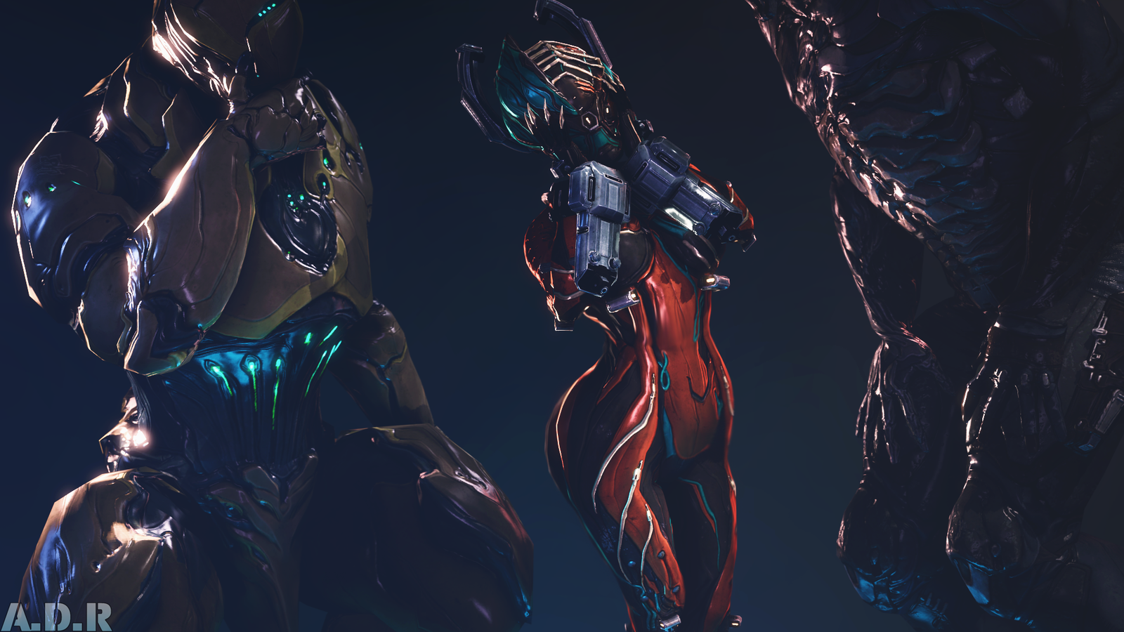 Smolkyr - Adr, SFM, Warframe, Valkyr Warframe, Rhino Warframe, Excalibur Warframe, Игры, Арт