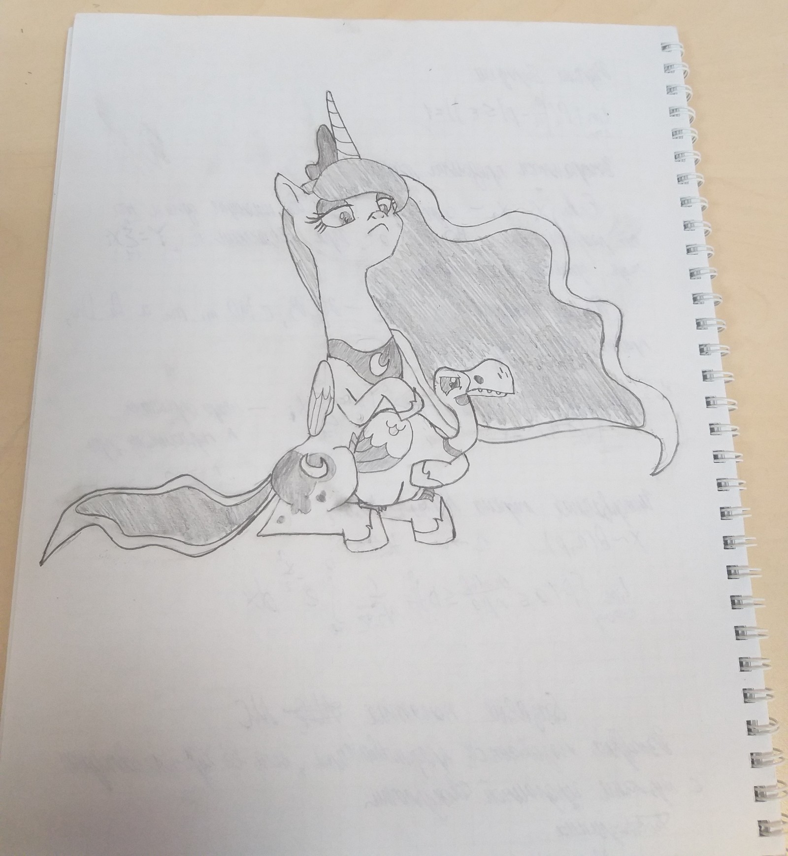 Join the flashmob - My, My little pony, MLP Season 9, Princess luna, Pencil drawing