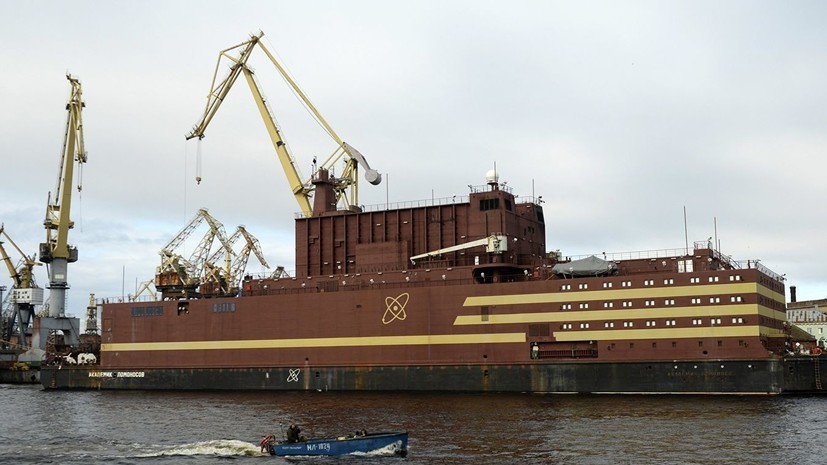 Russia tested the world's first floating nuclear power unit - Energy, Economy, nuclear power station, Nuclear power, news, Mikhail Lomonosov